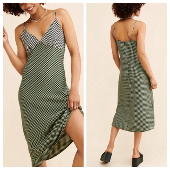 Lisa Says Gah Christy Slip Dress checkered pattern 2XL plus size 33846 - Picture 1 of 16